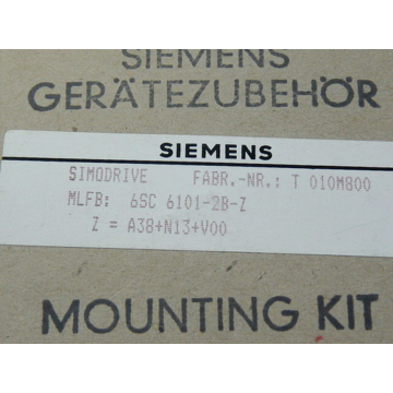Siemens 6SC6101-2B-Z Simodrive Mounting Kit Device accessories - unused - in opened OVP