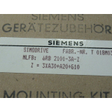 Siemens 6RB2101-3A-Z  Simodrive Mounting Kit Gerätezubehör - ungebraucht - in geöffneter OVP