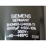 Siemens B43455-U4608-T1 Kondensator 6000 uF + 50 / - 10 %...