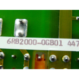 Siemens 6RB2000-0GB01 Simodrive Stromversorgung und Spannungsbegrenzung E Stand H - ungebraucht -