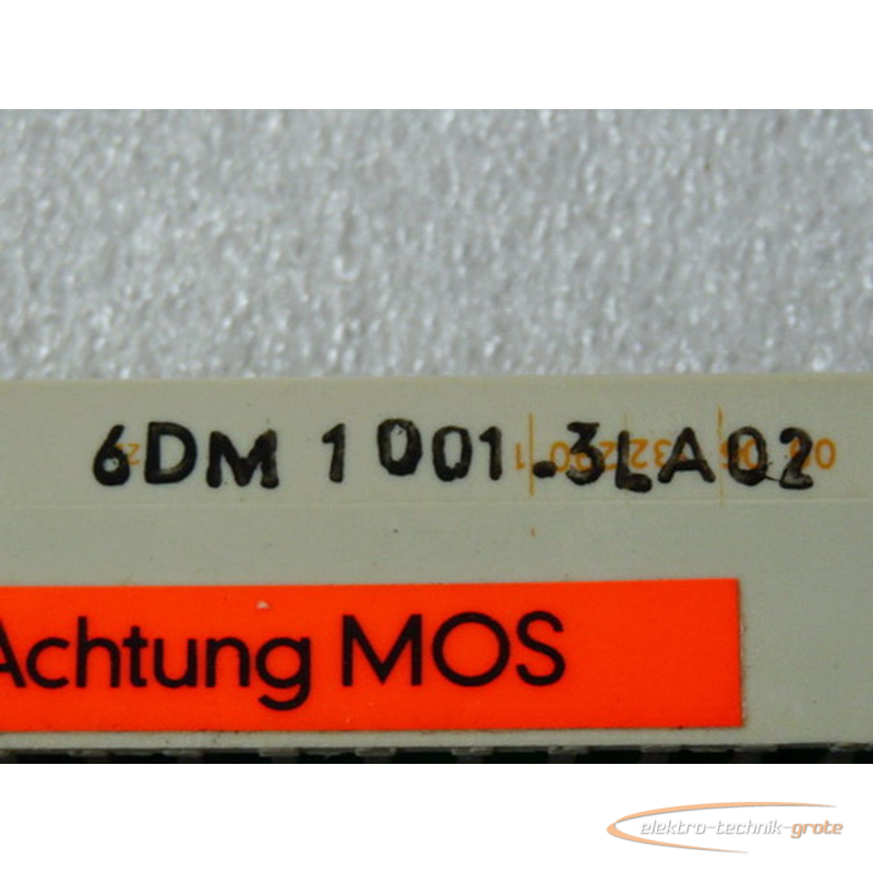 ON859 Modulpac Regelkarte Siemens 6DM1001-3LA02-2 6DM1 001 3LA02 2 EA 