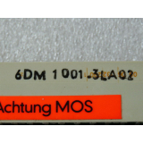 Siemens 6DM1001-3LA02 Modulpac Simoreg card