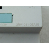 Siemens 3RV1011-0EA15 Leistungsschalter + 3RV1901-1E Hilfsschalter