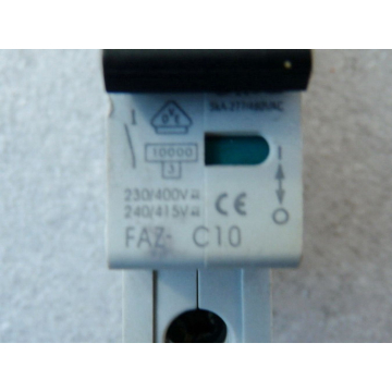 Moeller FAZ - C10 Miniature circuit breaker 230 / 400V 240 / 415V