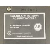 Allen Bradley 1771-IA 120V AC  Input Module