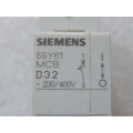 Siemens 5SYS6132-8 Leitungsschutzschalter MCB D 32 230 / 400 V