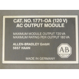 Allen Bradley 1771-OA 120V AC Output Modules