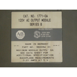 Allen Bradley 1771-OA 120V AC Output Module Series B