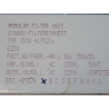 Siemens 6EW1060-0AA Sinumerik Einbau Filtereinheit E Stand A  Eingang 220 VAC 50 Hz Ausgang 220 VAC Entstoert
