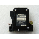 Matsushita CP-C Circuit Protector Circuit breaker BAC111505D DC48V IC750A 5A 1 pole