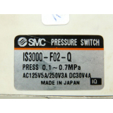 SMC IS3000-F02-Q Pneumatik  Druckschalter 0 , 1 - 0 , 7 Mpa AC125V5A / 250V3A DC30V4A mit 150 cm Kabel