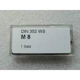 Hand tap DIN 352 WS M8 - unused - OVP PU 1 set = 3 pcs /...