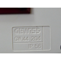 Gewiss GW 44 204 Gehäuse mit Anzeige " Power " Gehäuse nach IP 56 mit Anschluß hinten mittig Maße 100 x 100 x 55 mm