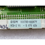 DSM R 034436 DSM 010785-000479 VCB-2 V1 - S 070 626 plug-in card
