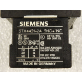 Siemens 3TH2031-0BB4 auxiliary contactor 24 V and 3TX4431-2A auxiliary switch block