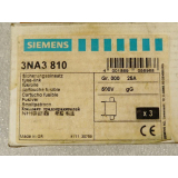 Siemens 3NA3810 Sicherungseinsatz 25 A VPE = 3 St - ungebraucht - in geöffneter OVP