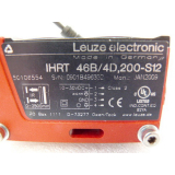 Leuze SET IHRT 46B / 4D, 200-S12 light sensor with background suppression Art No. 50106554 - unused - in open original packaging