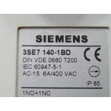 Siemens 3SE 7140-1BD cable pull switch Sirius with metal housing - unused -