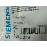 Siemens 3SX3 278 swivel lever with plastic roller 30 mm for position switch - unused - in open OVP