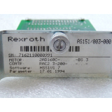 Rexroth Indramat AS151 / 003-000 plug-in module SN 7162110000991 software HSS1V1 7