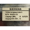 Siemens 6RA8261-3C field supply unit input 380 V output 50 - 310 V