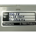 Rhein Tacho RSG 78 switching device 24 Vdc