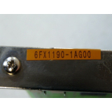 Siemens 6FX1190-1AG00 Sinumerik RAM 03260 Speicher Karte...