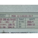 Indramat MOD 2/1X633-017 Programmiermodul für TDM 1 . 2 - 100 - 300 - W1 / So 102