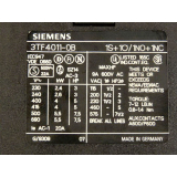 Siemens 3TF4011-0B contactor 24 V coil voltage +...
