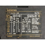 Siemens 3TF4010-0B contactor 24 V coil voltage +...