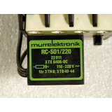 Siemens 3TH8262-0A contactor 220 V coil voltage + Murrelektronik RC-S01 / 220 interference suppression module