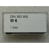 Handgewindebohrer DIN 352 WS M6 1 Satz bestehend aus Vor - Mittel - und Fertigschneider - ungebraucht - in OVP /  made in Germany / Remscheid