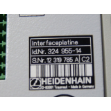Heidenhain Id No. 324 955-14 SN: 12319785A interface board