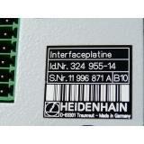 Heidenhain Id No. 324 955-14 SN: 11996871A interface board