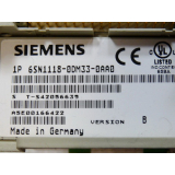 Siemens 6SN1118-0DM33-0AA0 Regelkarte SN: S T-S42056639 Version B