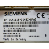 Siemens 6SN1118-0DM33-0AA0 Regelkarte SN: S T-S42051430...