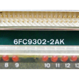 Siemens 6FC9302-2AK Sinumerik terminal strip converter 37 pin LED display red