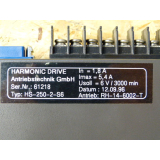 Harmonic Drive HS-250-2-S6 Servo Control Unit