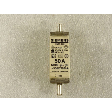Siemens 3NA5820 fuse link 50 A