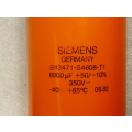 Siemens B43471-S4608-T1 Kondensator 6000 uF + 50 / - 10 % 350 V - 40 _ + 85 ° C Herstellungsjahr 06 / 82