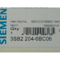 Siemens 3SB2204-6BC06 indicator light red with lamp holder without illuminant - unused - in original packaging