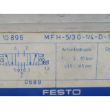 Festo MFH-5 / 3G-1/4-D-1 pneumatic solenoid valve type 10 896
