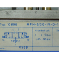 Festo MFH-5/3G-1/4-D-1 Pneumatik Magnetventil Typ 10 896 mit Magnetspule MSFG-24
