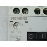 Siemens 3RV1011-0CA15 Sirius circuit breaker max 0.25A with 3RV1901-1E auxiliary switch
