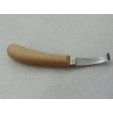 Hoof and claw knife with one-sided blade left "made...