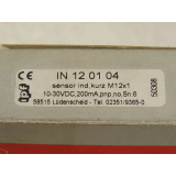 ipf electronic IN 12 01 04 Induktiver Sensor kurz M12x1...