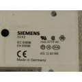 Siemens 5SX21 C 10 circuit breaker with 5SX91 auxiliary switch