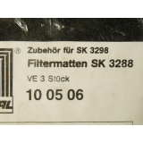 Rittal SK 3288 Filtermatte für SK 3298 Auslauf Kühlgeräte VPE = 3 Stck - ungebraucht - in OVP