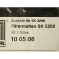 Rittal SK 3288 Filtermatte für SK 3298 Auslauf Kühlgeräte VPE = 3 Stck - ungebraucht - in OVP