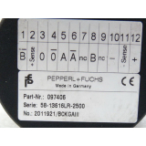 Pepperl + Fuchs Part Nr 097406 Encoder Series 58 - 13616LR-2500 No: 2011921 / BCKGAIII